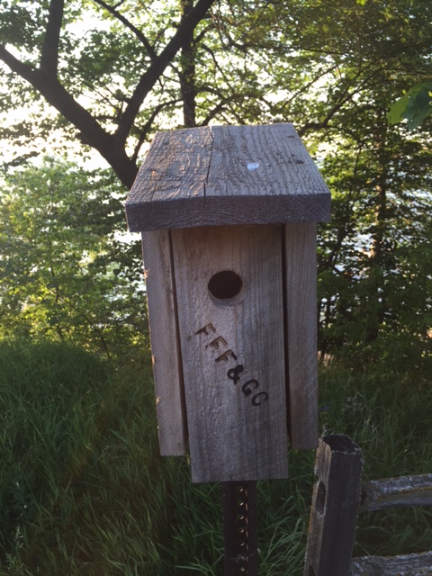 FFF&GC bluebird house.